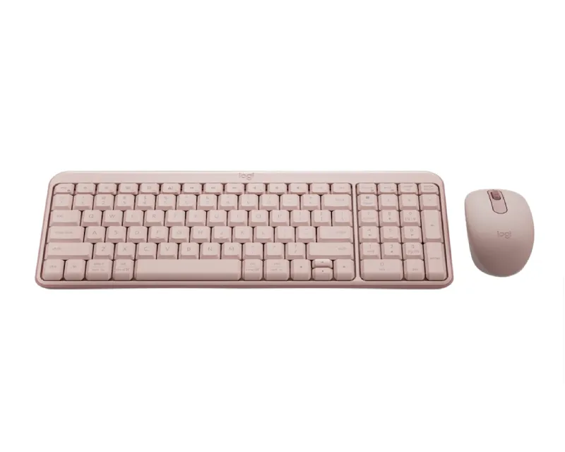 LOGITECH_ MK251 Wireless Bluetooth tastatura + miš roze Slika 2