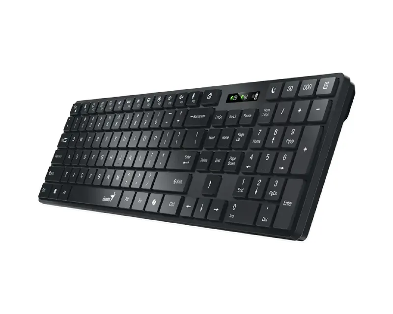 GENIUS SlimStar 7250BT, AI, crna US wireless tastatura Slika 2