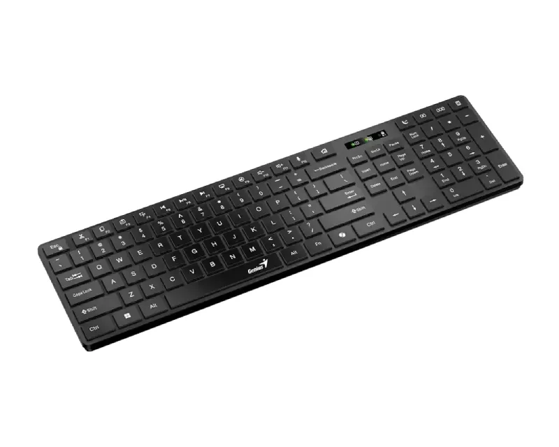 GENIUS SlimStar 7250BT, AI, crna US wireless tastatura Slika 5