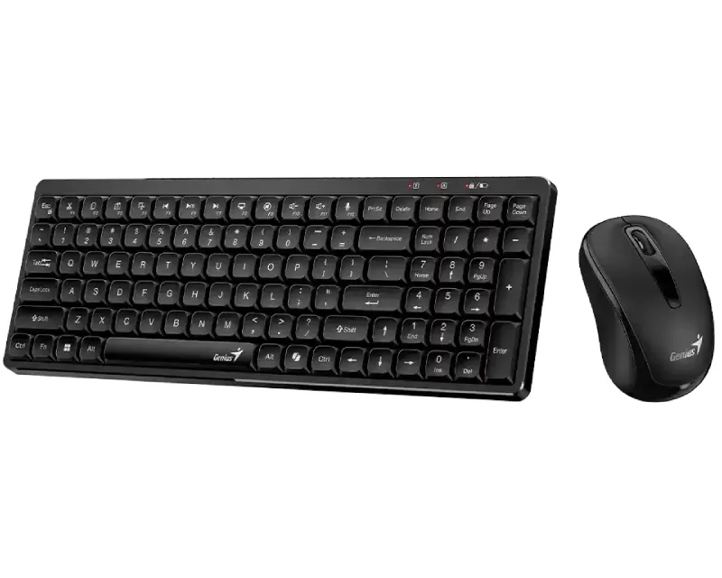 GENIUS LuxeMate Q8100 Wireless USB YU crna tastatura + miš Slika 2
