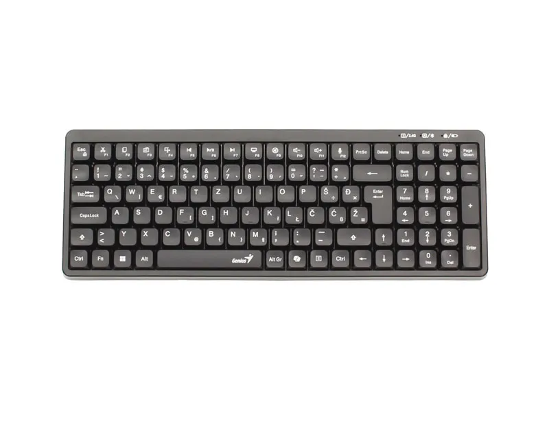 GENIUS LuxeMate Q7100BT Wireless USB YU crna tastatura Slika 8