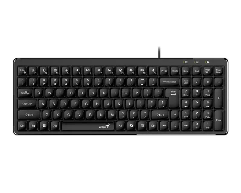 GENIUS LuxeMate 120 USB US slim crna tastatura  Slika 1