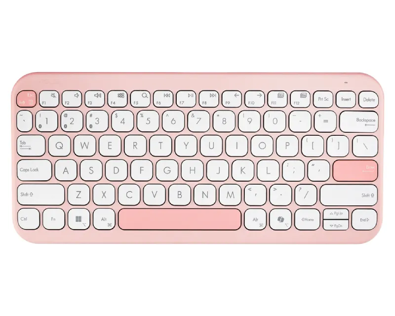 ASUS KW100 Marshmallow Wireless tastatura PK (pink) Slika 1