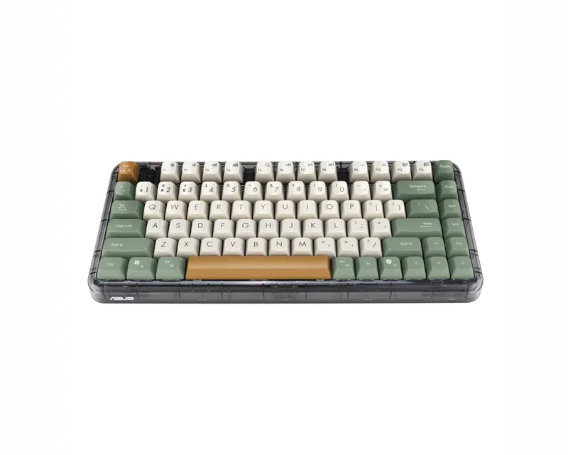 ASUS KD201 Jelly75 Keyboard Milk White Wireless tastatura Slika 2