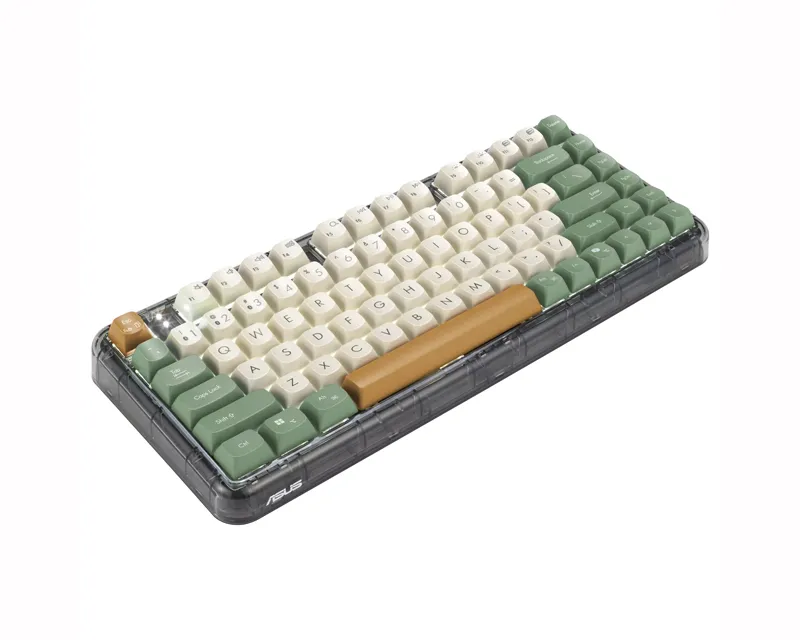 ASUS KD201 Jelly75 Keyboard Milk White Wireless tastatura Slika 4