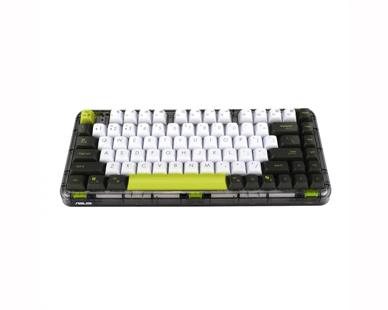 ASUS KD201 Jelly75 Keyboard Volt Green Wireless tastatura  Slika 2