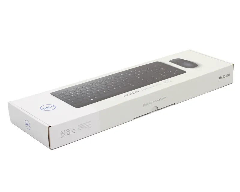 DELL OEM KM3322W Wireless US tastatura + miš crna Slika 1