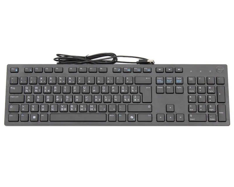 DELL OEM Multimedia KB216 USB SRB CYR tastatura crna Slika 1