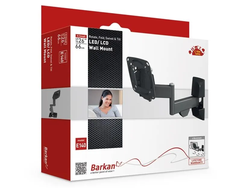 BARKAN E140.B LCD TV zidni nosač do 26 inča Slika 2