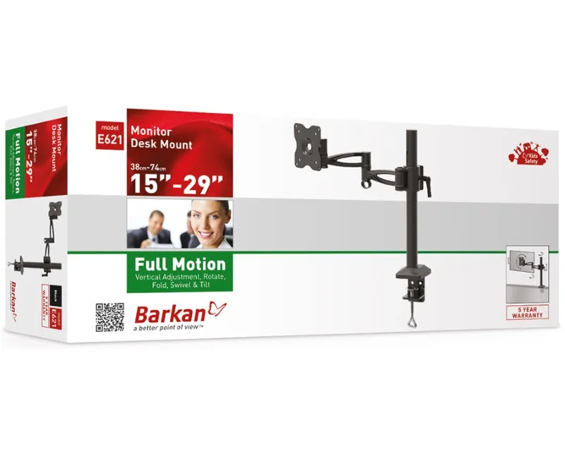 BARKAN E621.B zglobni stoni nosač za monitor  Slika 2