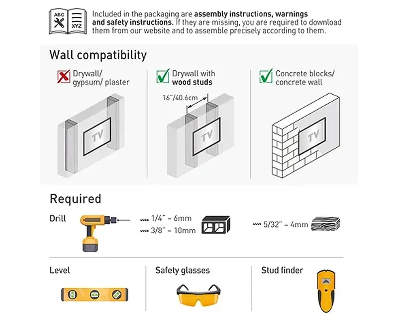 BARKAN BM466XP LCD TV zglobni zidni nosač do 90 inča Slika 7