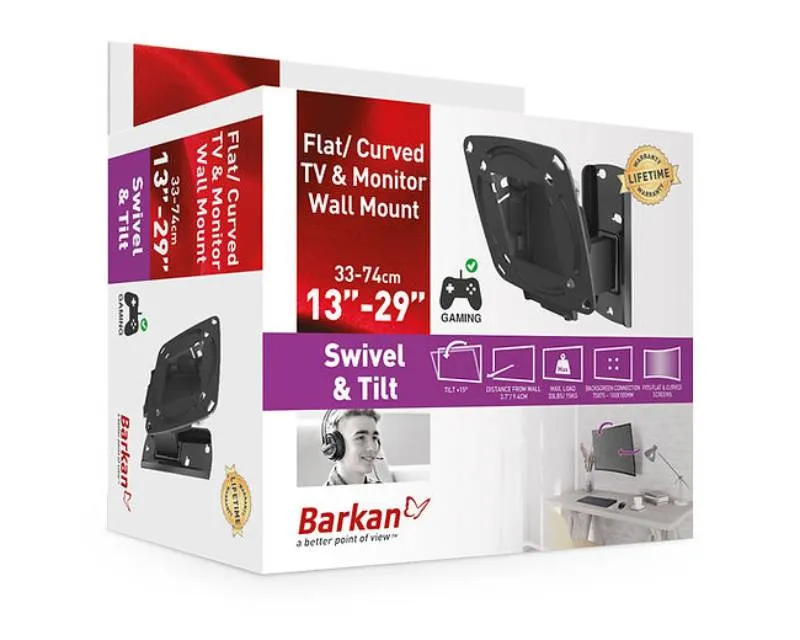 BARKAN E120.B LCD TV zidni nosač 13-29 inča Slika 3
