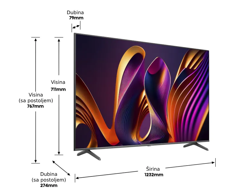 HISENSE 75 inča 75U8NQ ULED Mini-LED 4K UHD Smart TV Slika 5