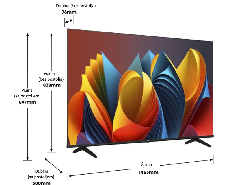 HISENSE 65 inča 65E7NQ QLED 4K UHD Smart TV Slika 9