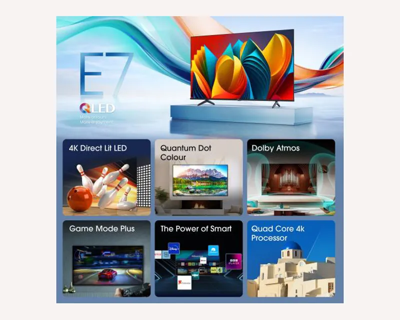 HISENSE 85 inča 85E7NQ QLED 4K UHD Smart TV Slika 3
