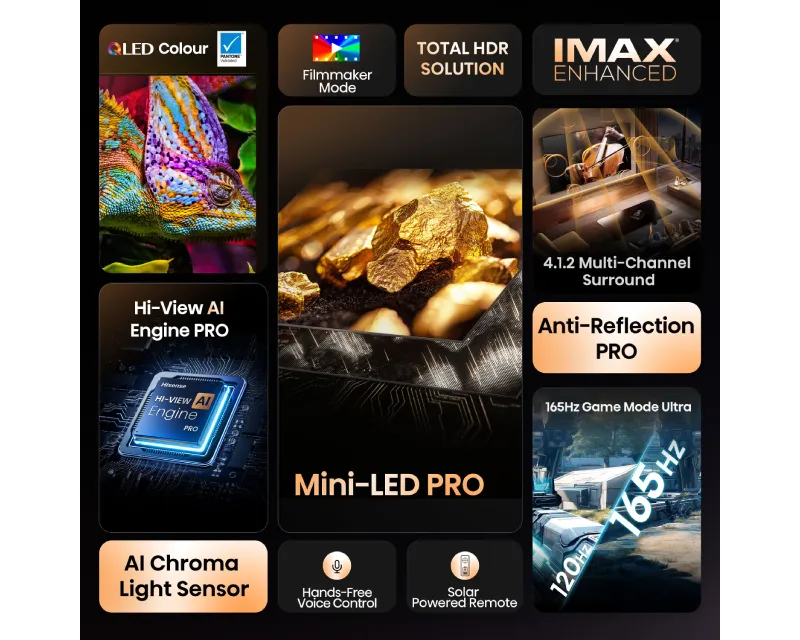 HISENSE 75 inča 75U8Q Mini-LED 4K UHD Smart TV Slika 4