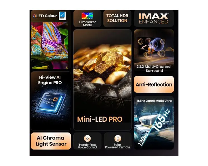 HISENSE 75 inča 75U7Q PRO ULED Mini-LED 4K UHD Smart TV  Slika 3