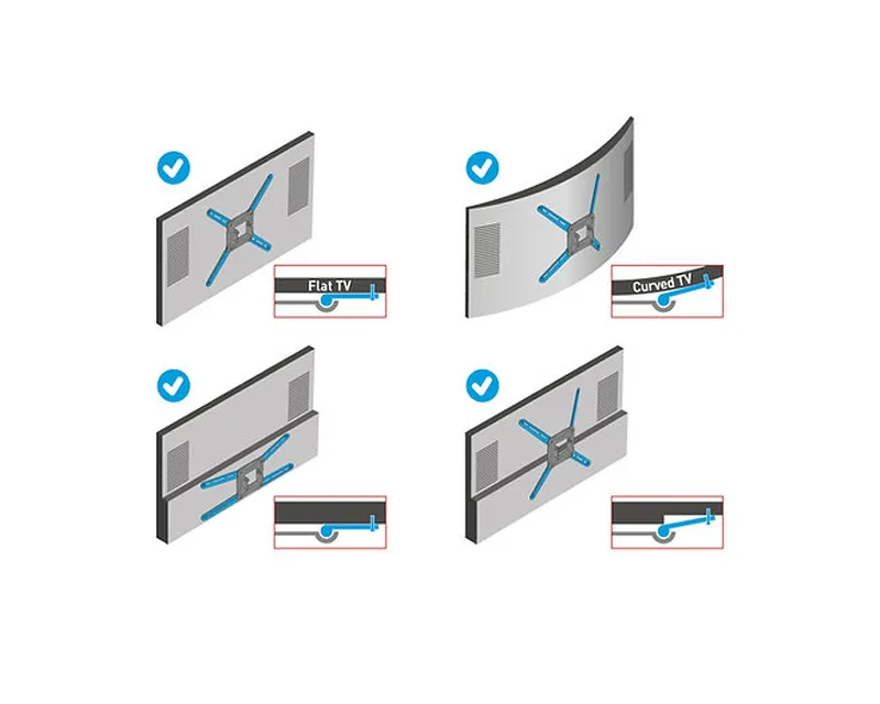 BARKAN BM300R LCD TV zglobni zidni nosač do 65 inča  Slika 4