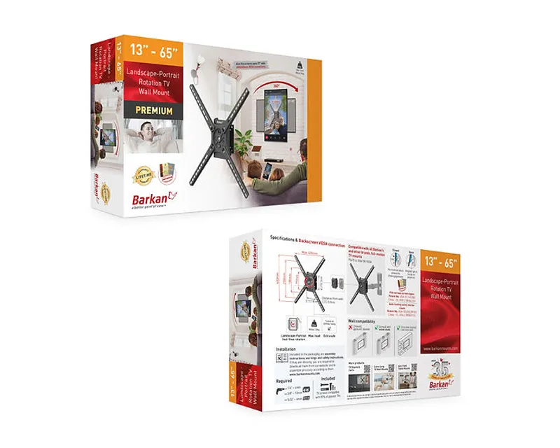 BARKAN BM300R LCD TV zglobni zidni nosač do 65 inča  Slika 6