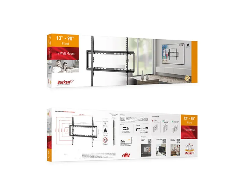 BARKAN E407 LCD TV zidni nosač do 90 inča  Slika 4