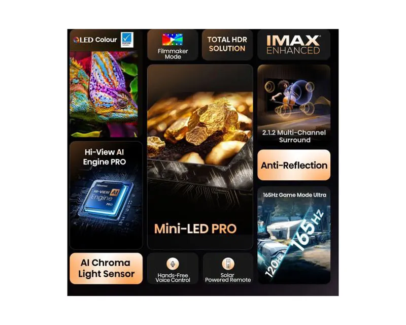 HISENSE 55 inča 55U7Q PRO ULED Mini-LED 4K UHD Smart TV  Slika 3