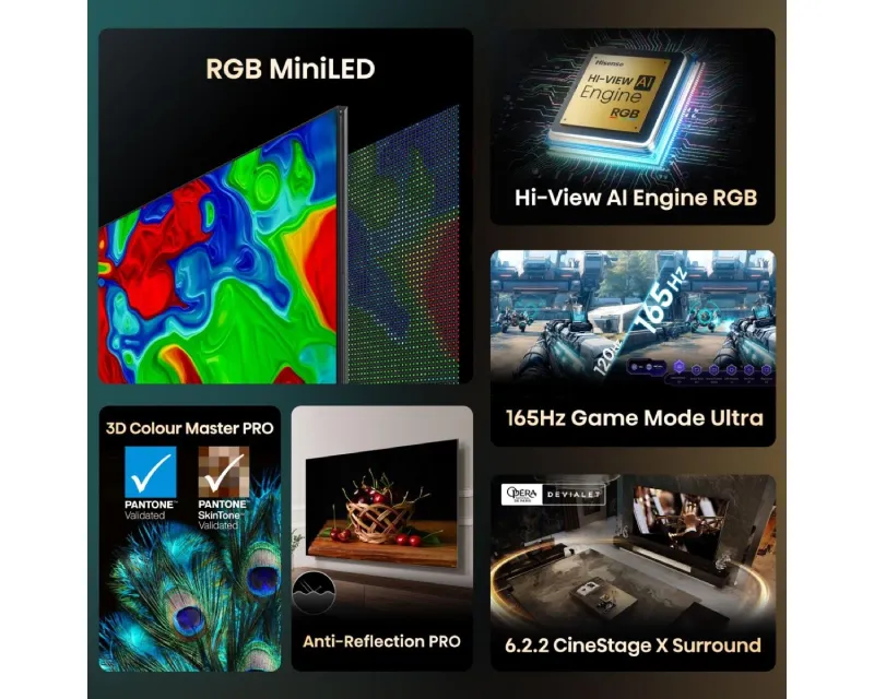 HISENSE 116 inča 116UXQ Mini-LED 4K UHD Smart TV  Slika 3