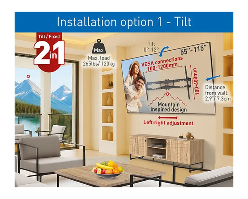 BARKAN BM510 LCD TV zidni nosač od 55 do 100 inča  Slika 6