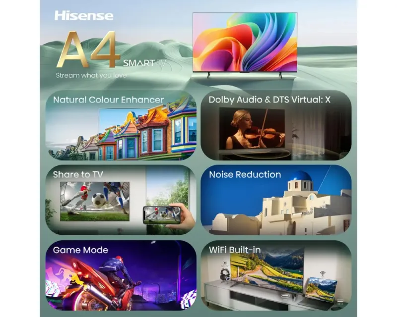 HISENSE 32 inča 32A4S LED HD Smart TV  Slika 3