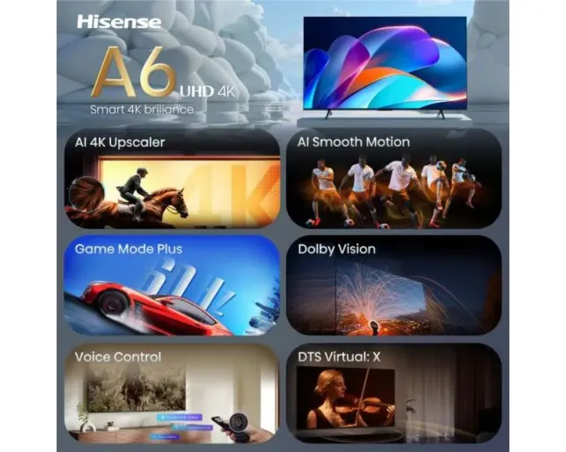 HISENSE 58 inča 58A6S 4K UHD LED Smart TV  Slika 3