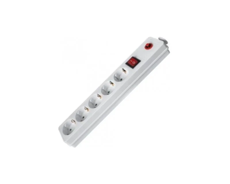 FAST ASIA Produžni kabl 5r/5m sa prekidačem i zaštitom 3x1.5mm2 (Linkom) - beli Slika 1