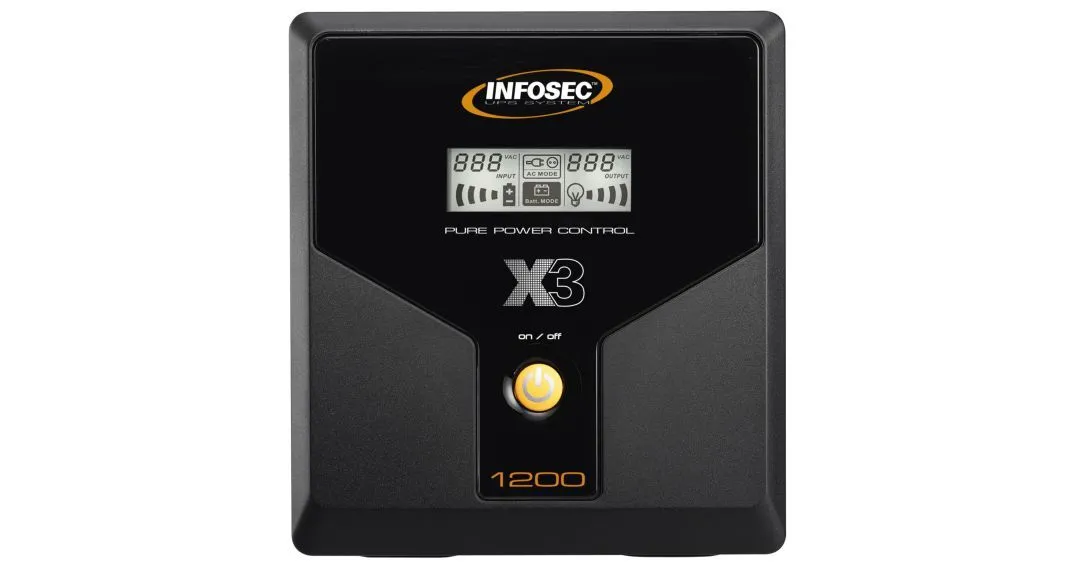 INFOSEC COMMUNICATION X3 EX 1200 LCD USB FR/SCHUKO Slika 2