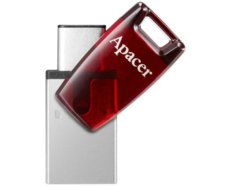 APACER 64GB AH180 USB 3.2 Tip C - USB 3.2 Tip A flash crveni AP64GAH180R-1  Slika 4