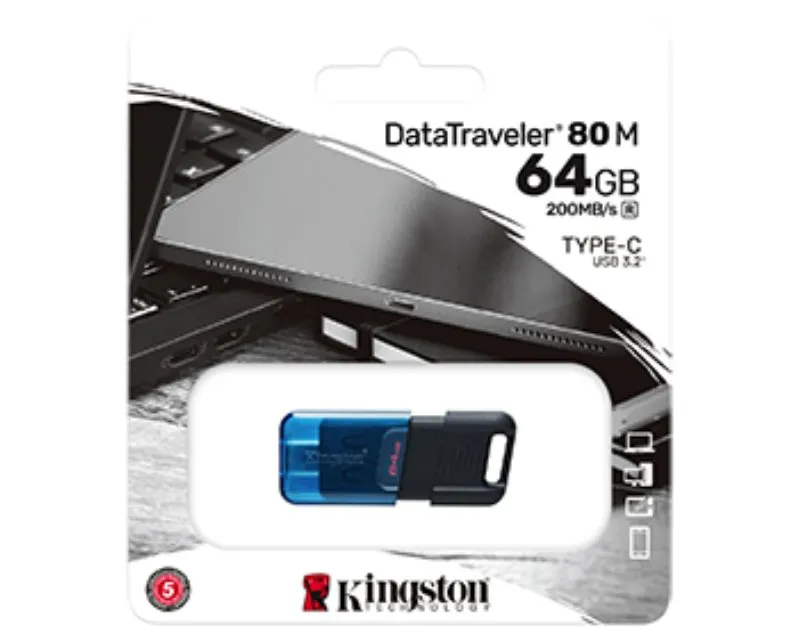 KINGSTON 64GB DataTraveler 80 M USB-C 3.2 flash DT80M/64GB Slika 3