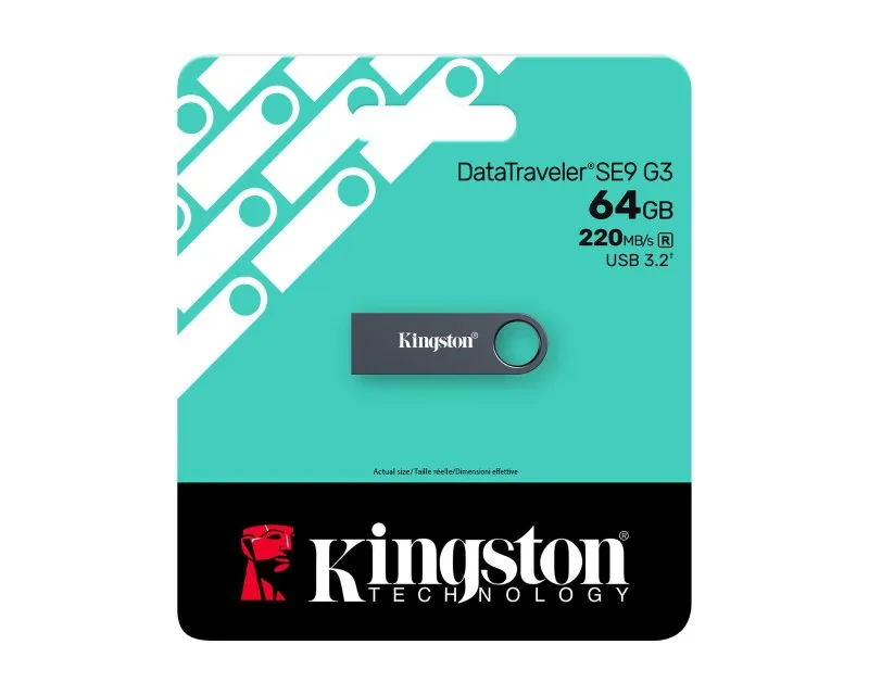 KINGSTON 64GB DataTraveler SE9 G3 USB 3.2 Gen1 KE-U2X64-1AC Slika 2