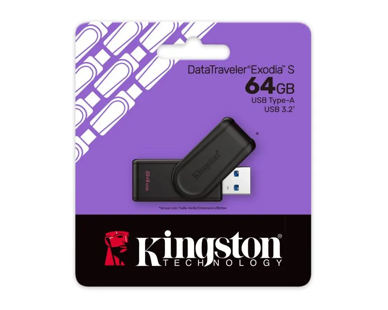 KINGSTON 64GB DataTraveler Exodia S USB 3.2 Gen1 DTXS/64GB Slika 3