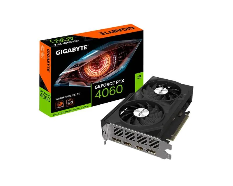 GIGABYTE nVidia GeForce RTX 4060 8GB 128 bit GV-N4060WF2OC-8GD grafička karta Slika 1