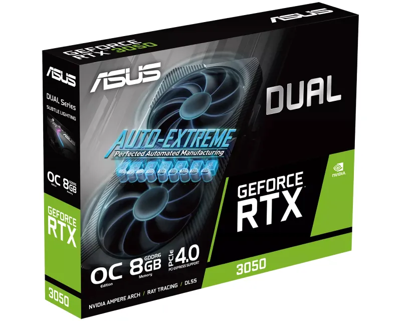ASUS nVidia GeForce RTX 3050 8GB 128bit DUAL-RTX3050-O8G-V2 grafička karta Slika 9
