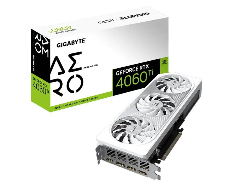 GIGABYTE nVidia GeForce RTX 4060 Ti 16GB 128bit GV-N406TAERO OC-16GD grafička karta Slika 1