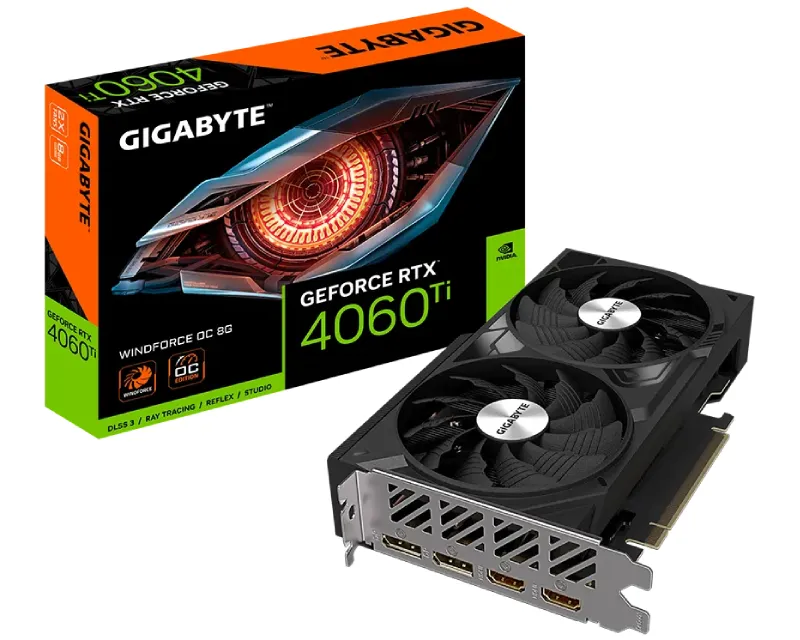 GIGABYTE nVidia GeForce RTX 4060 Ti 8GB 128bit GV-N406TWF2OC-8GD grafička karta Slika 1