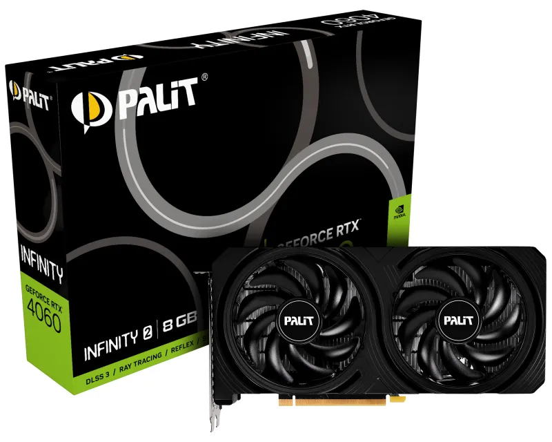 PALIT nVidia GeForce RTX 4060 8GB 128bit RTX4060 Infinity 2 grafička karta Slika 1