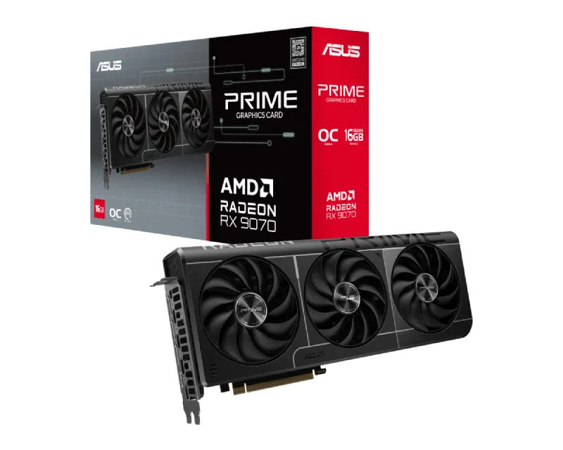 ASUS AMD Radeon RX 9070 16GB PRIME-RX9070-O16G grafička karta Slika 1