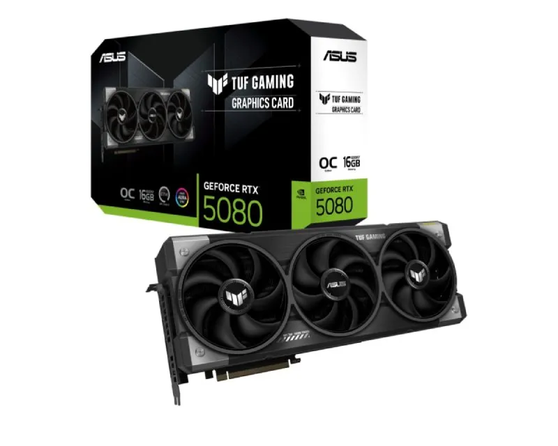 ASUS nVidia GeForce RTX 5080 16GB TUF-RTX5080-O16G-GAMING grafička karta Slika 1