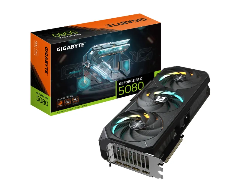 GIGABYTE nVidia GeForce RTX 5080 GAMING 16GB GV-N5080GAMING OC-16GD rev. 1.0 grafička karta Slika 1