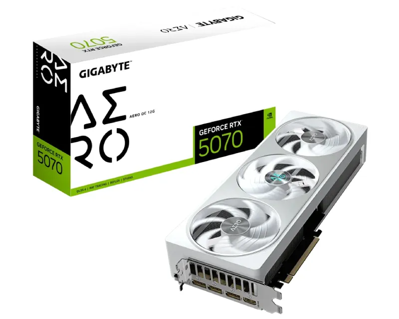 GIGABYTE nVidia GeForce RTX 5070 AERO 12GB 192bit GV-N5070AERO OC-12GD rev. 1.0 grafička karta Slika 1