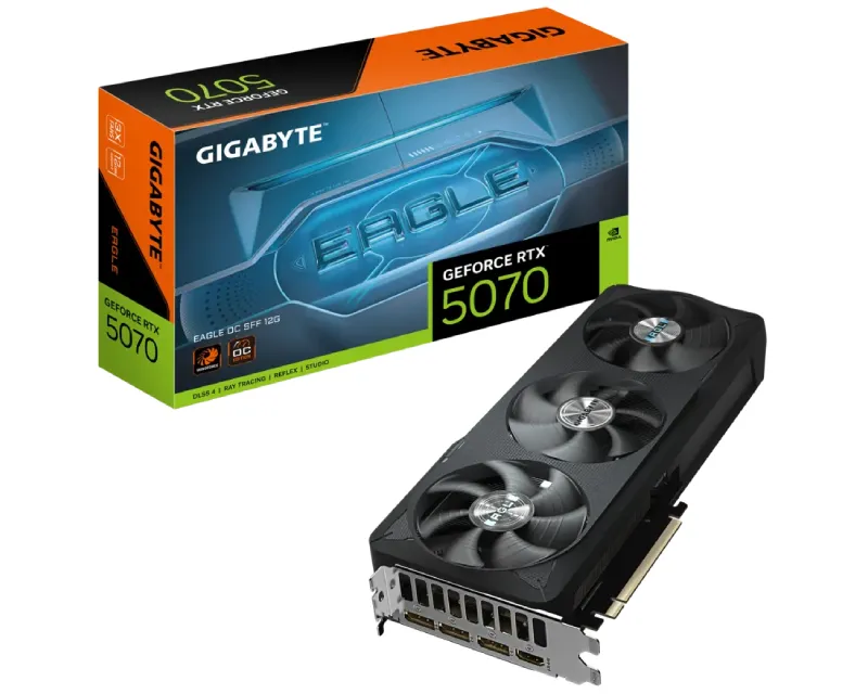 GIGABYTE nVidia GeForce RTX 5070 EAGLE 12GB 192bit GV-N5070EAGLE OC-12GD rev. 1.0 grafička karta Slika 1