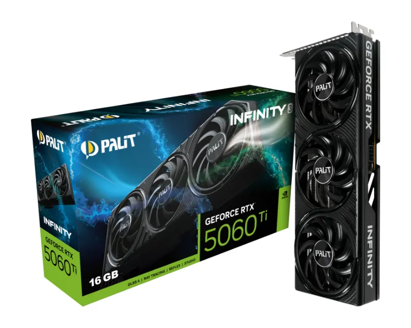 PALIT nVidia GeForce RTX 5060 Ti 16GB 128bit RTX 5060 Ti Infinity 3 grafička karta Slika 1
