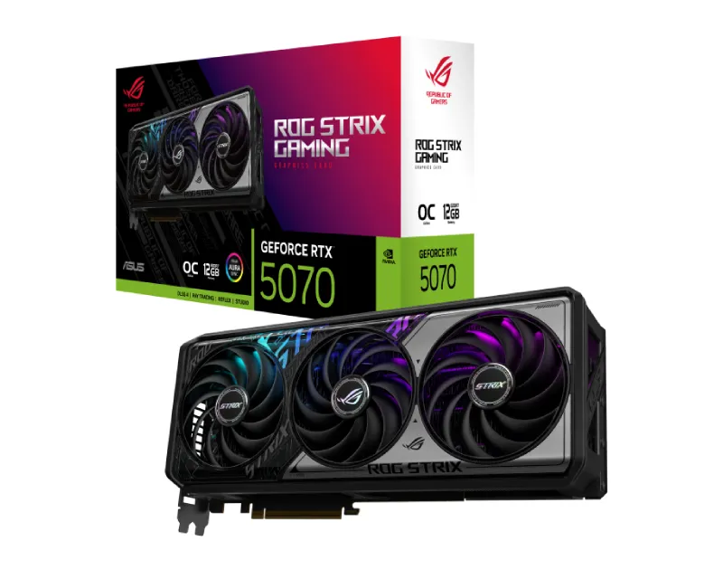 ASUS nVidia GeForce RTX 5070 12GB ROG-STRIX-RTX5070-O12G-GAMING grafička karta Slika 1