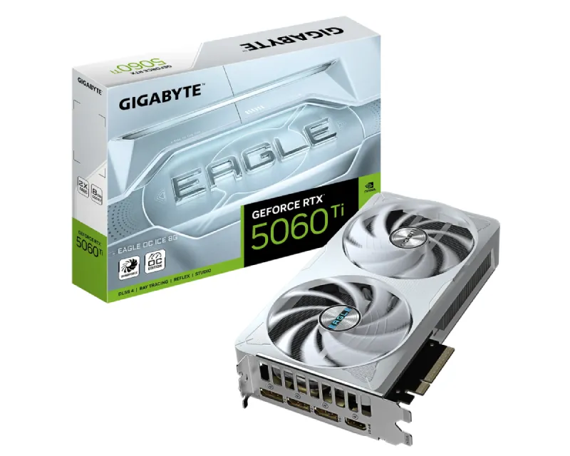 GIGABYTE nVidia GeForce RTX 5060 Ti EAGLE 8GB 128bit GV-N506TEAGLEOC ICE-8GD rev. 1.0 grafička karta Slika 1