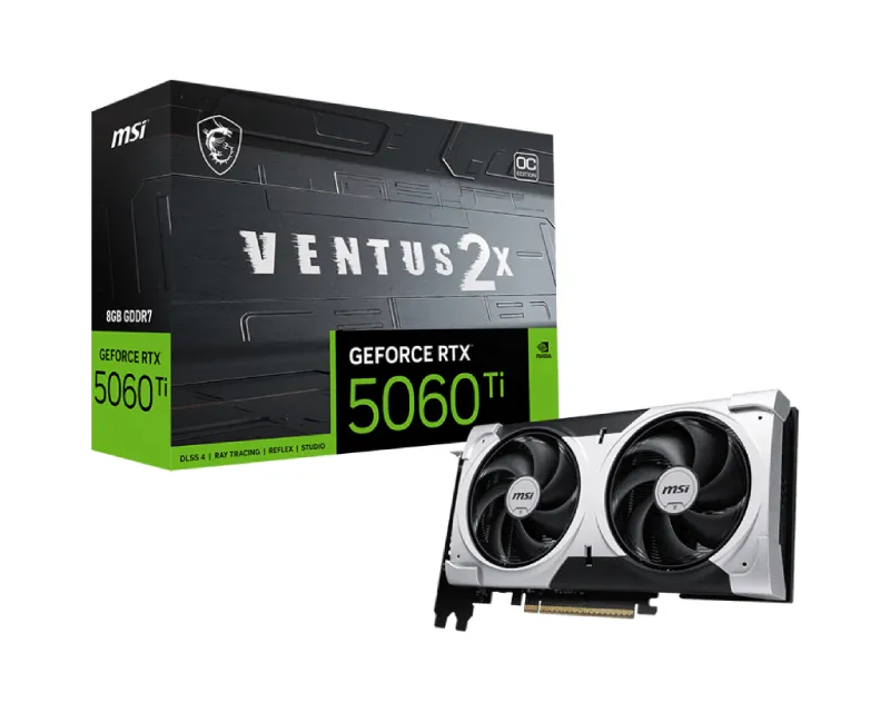 MSI GeForce RTX 5060 TI VENTUS 8G 128bit RTX 5060 Ti 8G VENTUS 2X OC PLUS grafička karta Slika 1