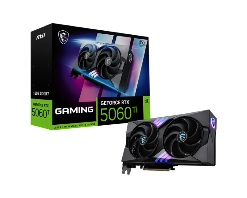 MSI GeForce RTX 5060 TI GAMING 16G 128bit RTX 5060 Ti 16G GAMING OC grafička karta Slika 1
